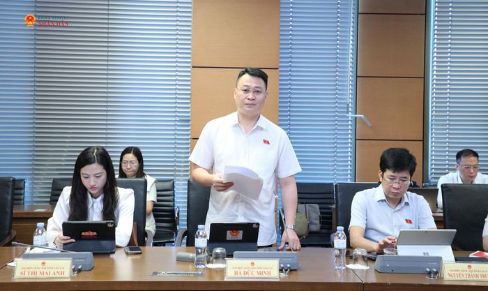 ĐBQH Hà Đức Minh (Lào Cai) phát biểu