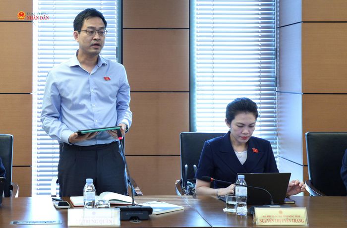 ĐBQH Lê Trung Quân (Đồng Tháp) phát biểu