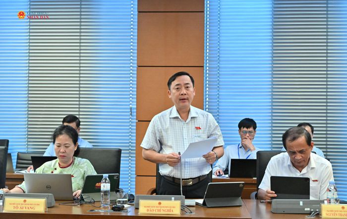 ĐBQH Đào Chí Nghĩa (TP. Cần Thơ) phát biểu. Ảnh: Quang Khánh