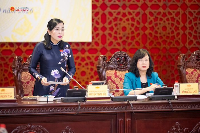 Chủ nhiệm Ủy ban Khoa học, Công nghệ và Môi trường Nguyễn Thanh Hải phát biểu. Ảnh: Phạm Thắng