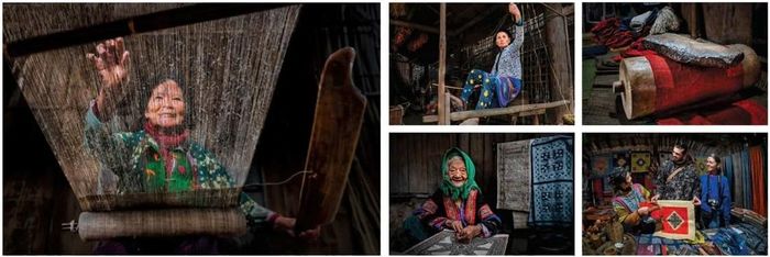 Bộ ảnh “Nét hoa văn kể chuyện” của tác giả Nguyễn Thị Hải Yến (Phú Thọ) đoạt Huy chương Bạc. Ảnh: BTC.