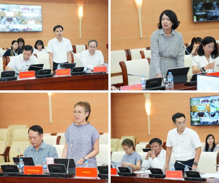Các đại biểu tham dự Hội nghị tham gia đóng góp ý kiến