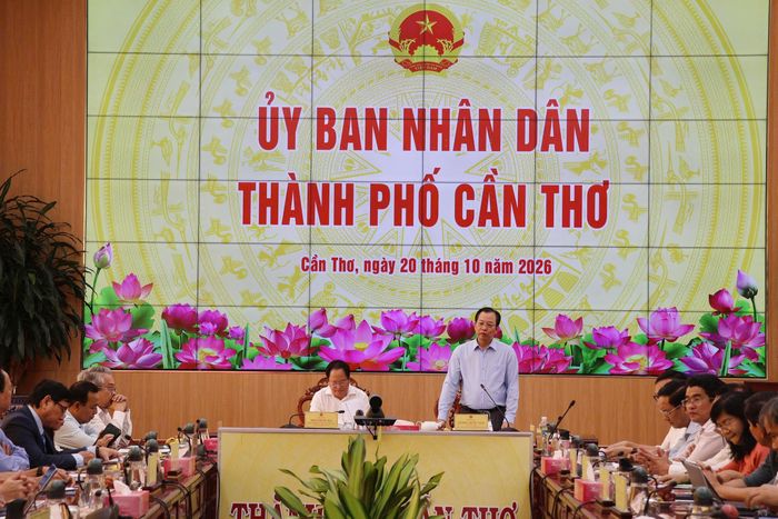 Nhiều ý kiến của các tổ chức tín dụng đã nêu lên với lãnh đạo TP. Cần Thơ - Ảnh: NHNN khu vực 14
