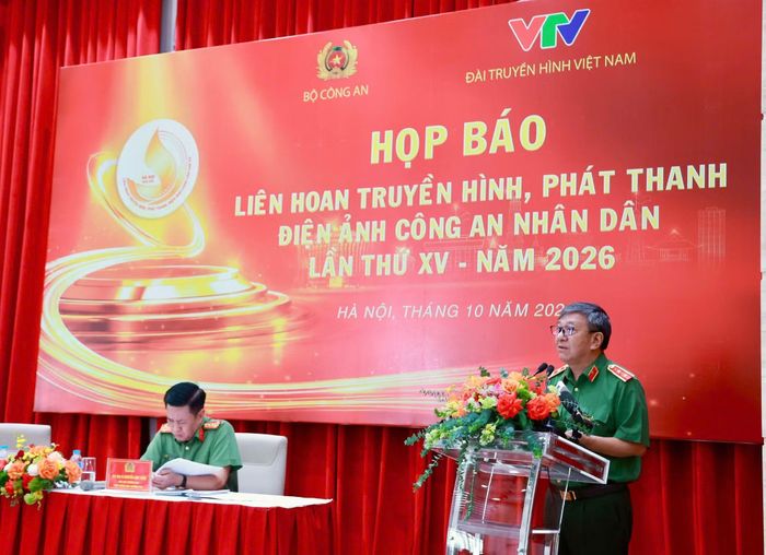 Ban tổ chức họp báo công bố thông tin chính thức về Liên hoan Truyền hình, Phát thanh, Điện ảnh CAND lần thứ XV.