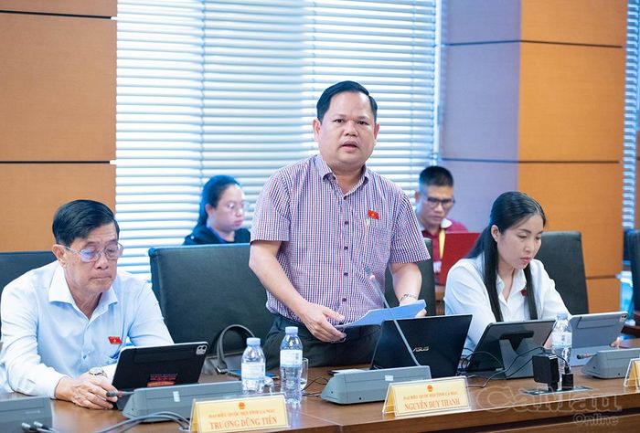 Đại biểu Nguyễn Duy Thanh, Uỷ viên Uỷ ban Kinh tế và Tài chính của Quốc hội,