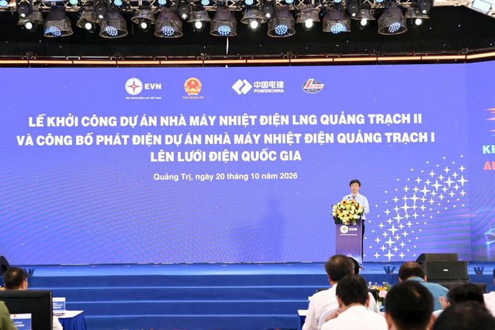 Ông Bùi Hoàng Phương, Chủ tịch UBND tỉnh Quảng Trị nhấn mạnh Trung tâm Điện lực Quảng Trạch có ý nghĩa chiến lược đối với bảo đảm an ninh năng lượng quốc gia. 