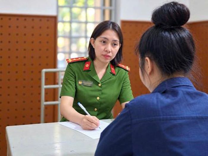 Chị Võ Thị Diễm Trinh - cán bộ Đội Quản giáo 1