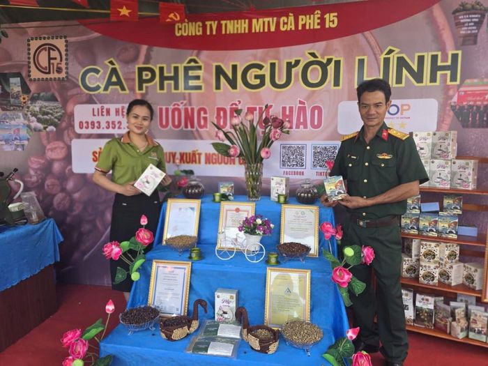 Sản phẩm cà phê của Công ty TNHH MTV Cà phê 15.