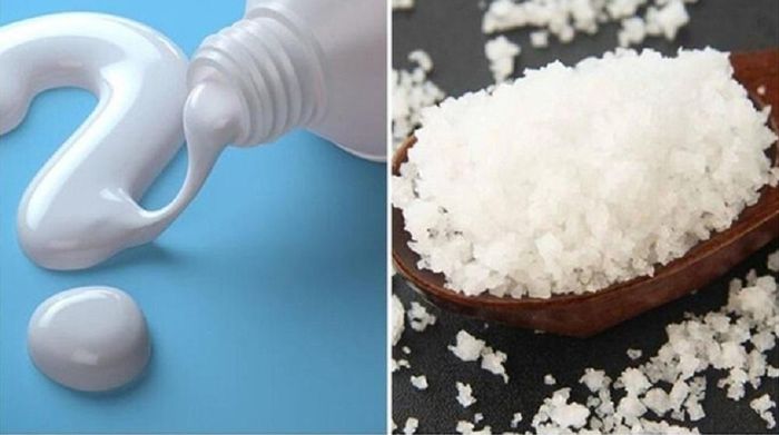 Hỗn hợp muối và kem đánh răng mang lại hiệu quả tẩy rửa mà lại an toàn cho da tay và môi trường sống.