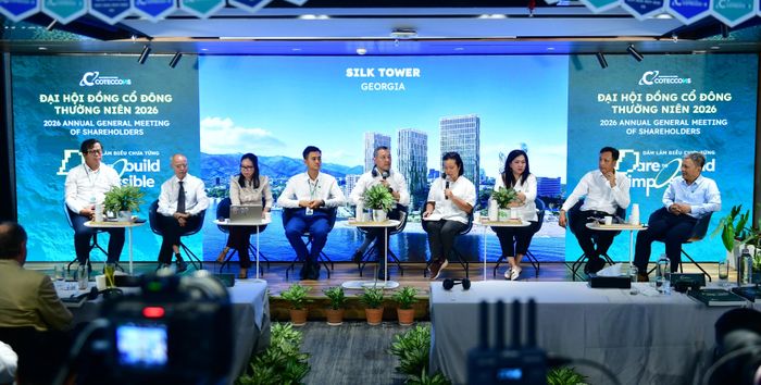 Đại hội đồng cổ đông thường niên 2026 của Coteccons diễn ra tại TP.HCM. (Ảnh: Đại Việt)