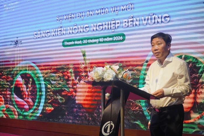 Ông Nguyễn Đỗ Anh Tuấn - Vụ trưởng Vụ Hợp tác quốc tế Bộ Nông nghiệp và Môi trường phát biểu tại tọa đàm