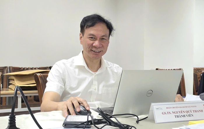 Giáo sư, Tiến sĩ, Nhà giáo ưu tú Nguyễn Quý Thanh, Chủ tịch Hội đồng Khoa học và Đào tạo, nguyên Hiệu trưởng Trường Đại học Giáo dục (Đại học Quốc gia Hà Nội). Ảnh: ND