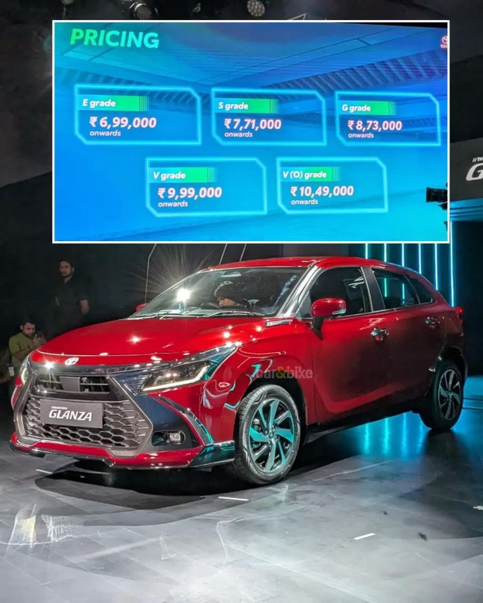 Toyota Glanza được bổ sung thêm một ăng-ten dạng vây cá mập hiện đại