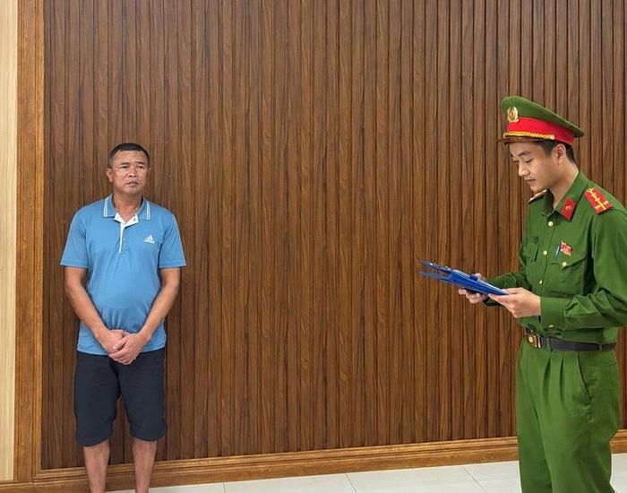 Khởi tố Lê Văn Tạo. Ảnh: CAQT.