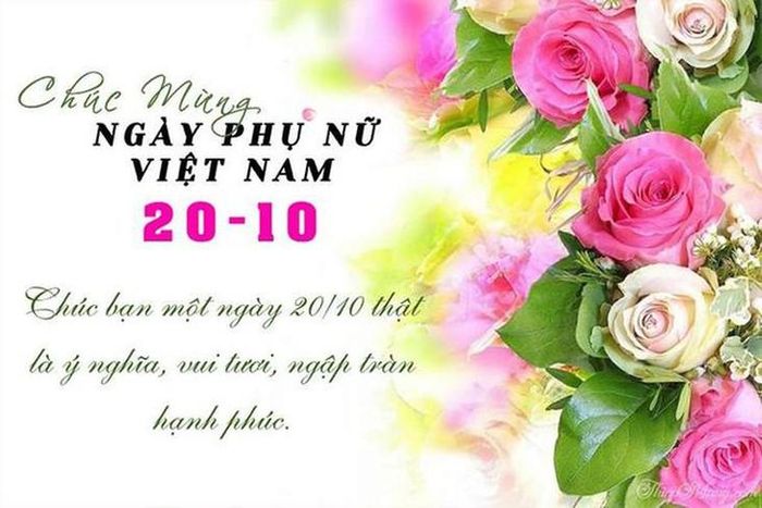 Gửi thiệp chúc mừng ngày Phụ nữ Việt Nam 20/10 online là hình thức phổ biến trong thời đại công nghệ số.