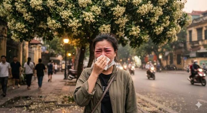 Mùi hương đậm đặc có thể gây khó chịu hoặc khởi phát triệu chứng ở một số người nhạy cảm. Ảnh AI