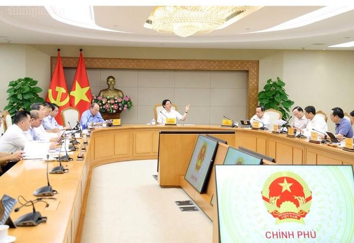 Phó Thủ tướng Hồ Quốc Dũng chủ trì cuộc họp. Ảnh: chinhphu.vn/Gia Huy