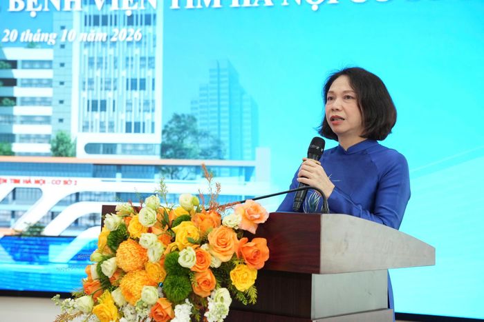 Phó Chủ tịch UBND Thành phố Hà Nội Vũ Thu Hà phát biểu. Ảnh: Ngô Hùng