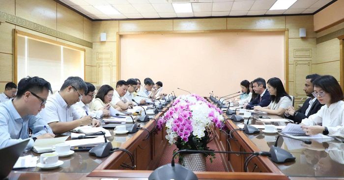 Quang cảnh buổi làm việc. Ảnh: Trần Minh