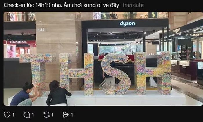 Trụ sao Tinh Hà "Say Hi" đã gần đầy, tính đến hơn 14h ngày 21/10. (Tổng hợp từ Threads).