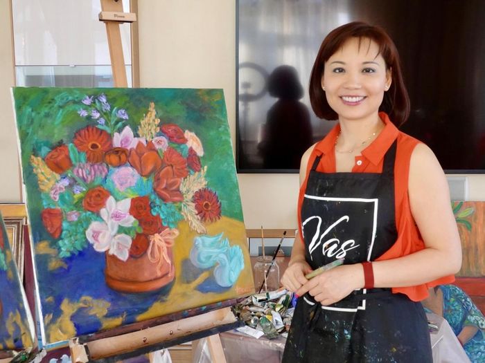 Họa sĩ Trần Thảo Hiền.