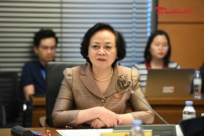 Phó Thủ tướng Chính phủ Phạm Thị Thanh Trà phát biểu tại Tổ 15 (Ảnh: Quang Vinh)