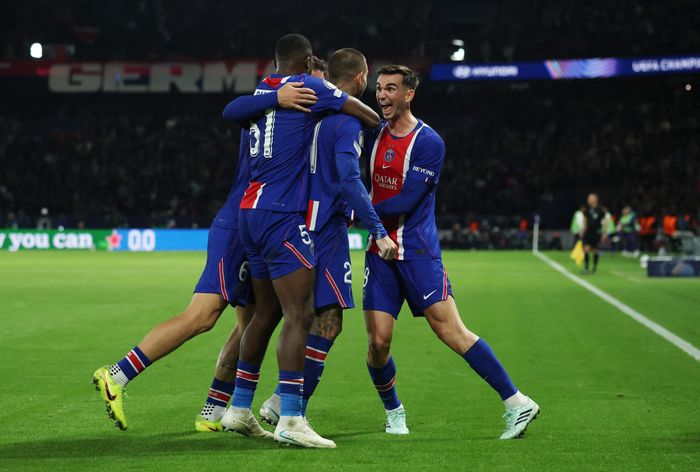PSG thể hiện đẳng cấp của nhà đương kim vô địch. Ảnh: Reuters.