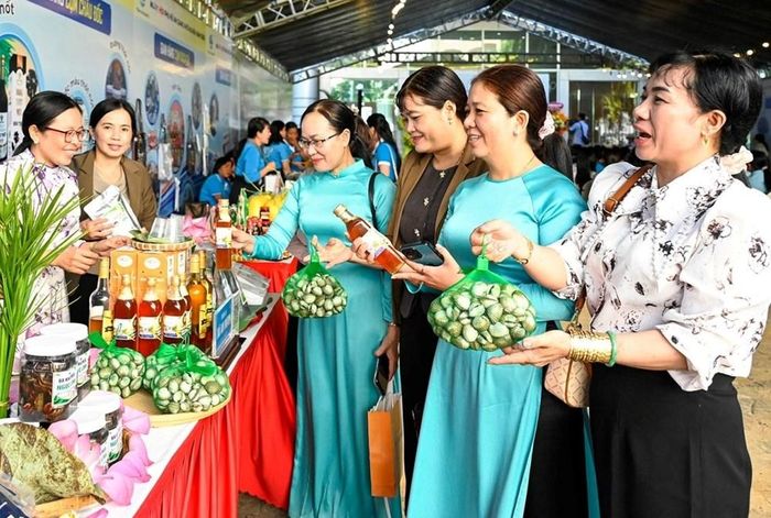 Giới thiệu sản phẩm của các HTX, THT do phụ nữ sản xuất, kinh doanh