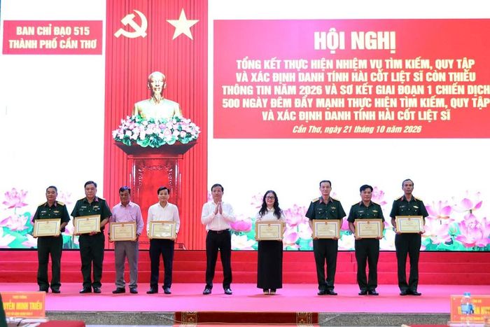 TP. Cần Thơ khen thưởng các tập thể, cá nhân hoàn thành tốt nhiệm vụ