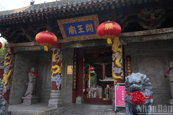 Đền thờ Quan Công (Tổ miếu) tại trấn Giải, thành phố Vận Thành, tỉnh Sơn Tây, Trung Quốc.