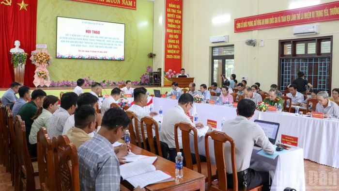 Quang cảnh hội thảo. (Ảnh: QUÂN VẠN)