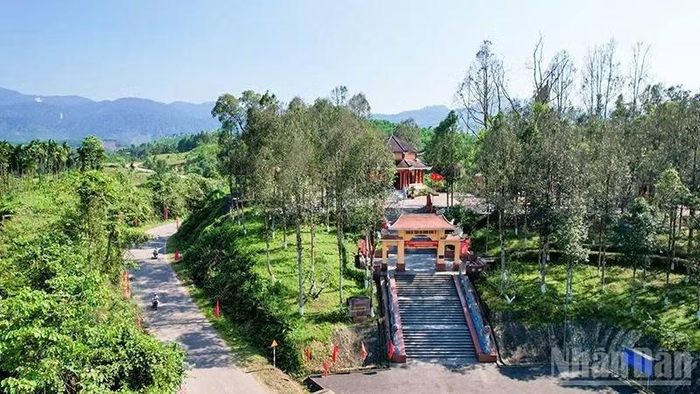 Khu di tích lịch sử cách mạng Trung Trung Bộ-Nước Oa tại xã Trà Tân được công nhận di tích lịch sử-văn hóa cấp quốc gia 1992. (Ảnh: QUÂN VẠN)