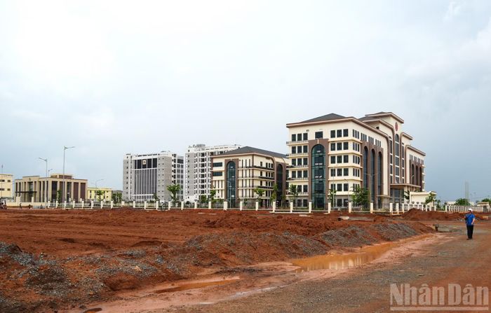 Dự án thành phần 1 gồm các công trình trụ sở cơ quan quản lý nhà nước tại sân bay Long Thành đã cơ bản hoàn thành hạ tầng.