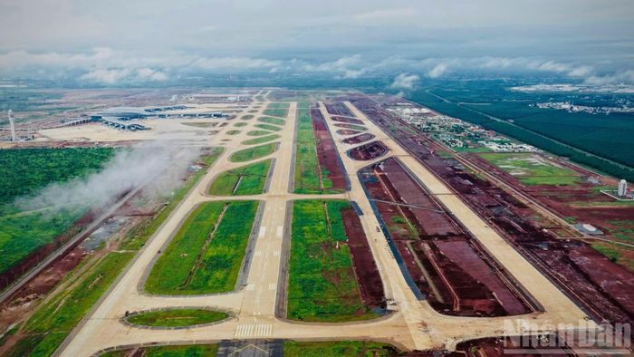 Toàn cảnh dự án sân bay Long Thành sau gần 6 năm kể từ ngày khởi công.