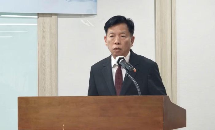Đại sứ Vũ Hồ phát biểu tại sự kiện. (Ảnh: Đại sứ quán Việt Nam tại Hàn Quốc cung cấp)