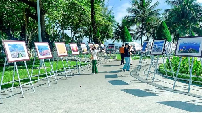 Khách tham quan triển lãm Ảnh nghệ thuật Việt Nam năm 2026 tại Nha Trang (Khánh Hòa). (Ảnh: Ban tổ chức)
