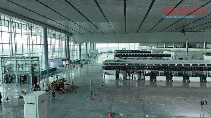  Các hệ thống công nghệ phức tạp đã được lắp đặt tại khu vực nhà ga hành khách 