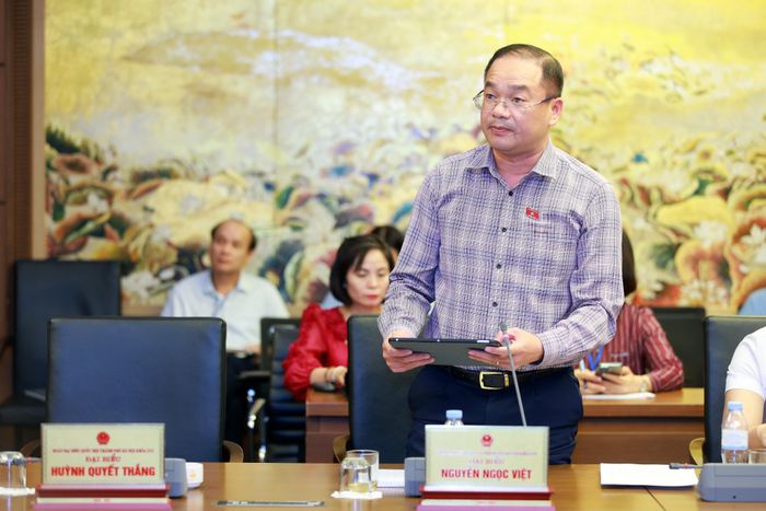  ĐB Nguyễn Ngọc Việt (Hà Nội). Ảnh: PHAN THẢO 