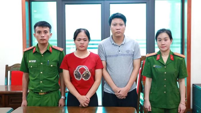 Hai bị can Lê Thanh Hiển và Đỗ Kim Chung. (Ảnh: Công an tỉnh Lào Cai).