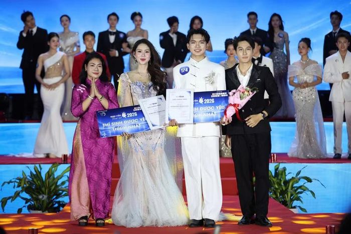 Thí sinh đoạt giải yêu thích nhất.