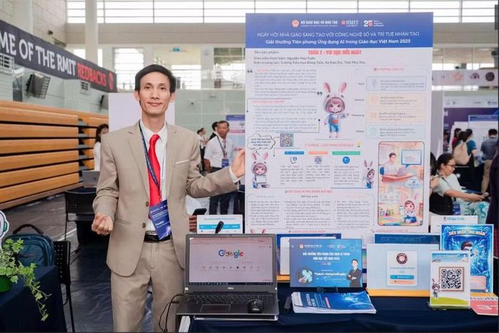 “Giải pháp ứng dụng AI trong dạy học môn Toán lớp 2 qua ứng dụng Toán 2 – Vui học mỗi ngày” của thầy Nguyễn Huy Tuấn đã xuất sắc giành 1 trong 5 giải Nhất toàn quốc tại cuộc thi “Sản phẩm tiên phong ứng dụng trí tuệ nhân tạo (AI) trong giáo dục” năm 2025 do Bộ GD&ĐT phát động.