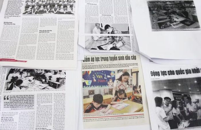 Một số tác phẩm tham gia Giải báo chí Vì sự nghiệp giáo dục Việt Nam 2026.