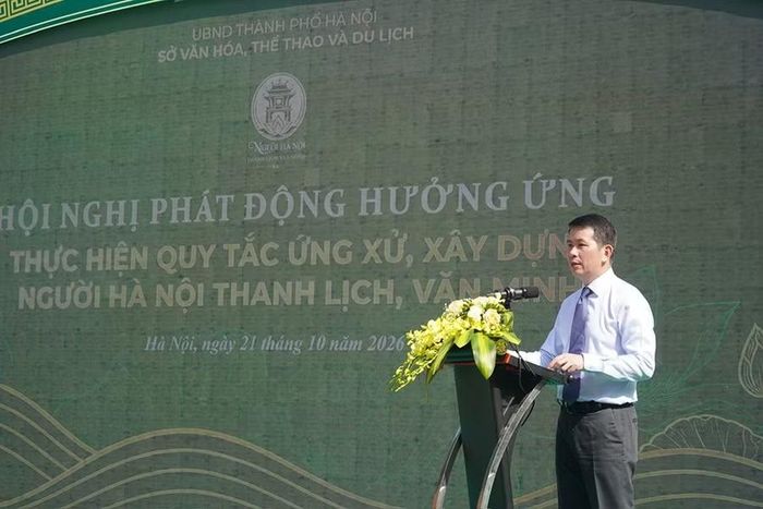 Ông Phạm Tuấn Long - Giám đốc Sở VH,TT&DL Hà Nội.