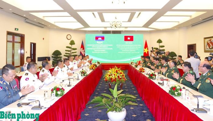 Quang cảnh hội đàm. Ảnh: Lê Khoa