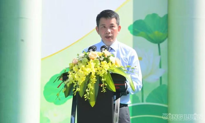 Ông Phạm Tuấn Long phát biểu tại sự kiện.
