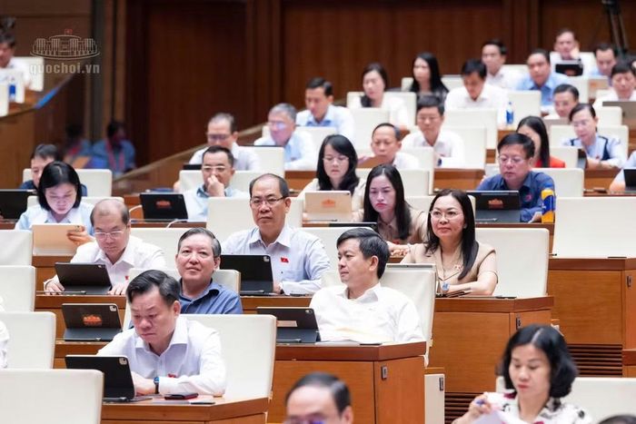 Các đại biểu tham dự phiên họp (ảnh QH).