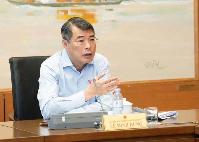 Thủ tướng Lê Minh Hưng phát biểu tại thảo luận tổ. Ảnh: QH