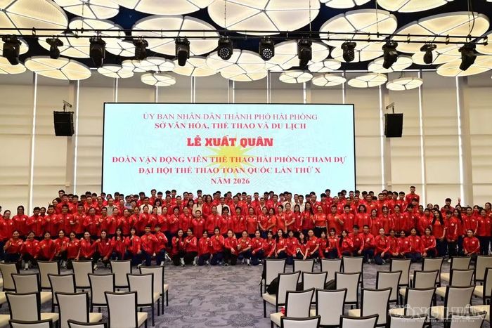 Đoàn thể thao Hải Phòng phấn đấu giành từ 170 huy chương trở lên tại Đại hội Thể thao toàn quốc lần thứ X năm 2026.
