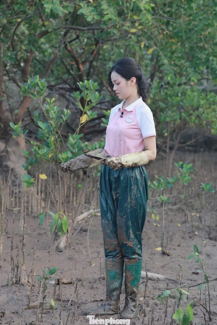 Nguyễn Yến Trang tham gia trồng cây tại rừng ngập mặn La Bàng và tri ân cựu chiến binh tại Trung tâm Điều dưỡng người có công Hải Phòng. Những hoạt động này giúp cô có thêm trải nghiệm ý nghĩa, hiểu hơn về trách nhiệm của người trẻ với môi trường và cộng đồng.