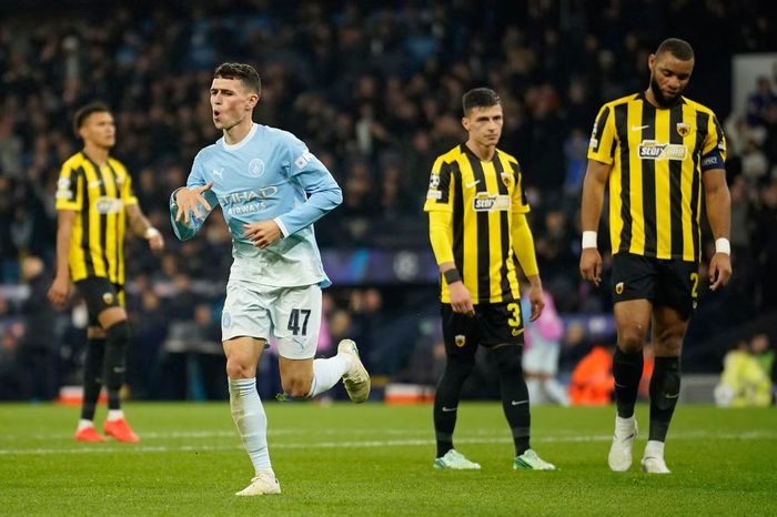  Với hat-trick vào lưới AEK, Foden đã có 4 bàn sau 2 trận gần nhất cho Man City. 